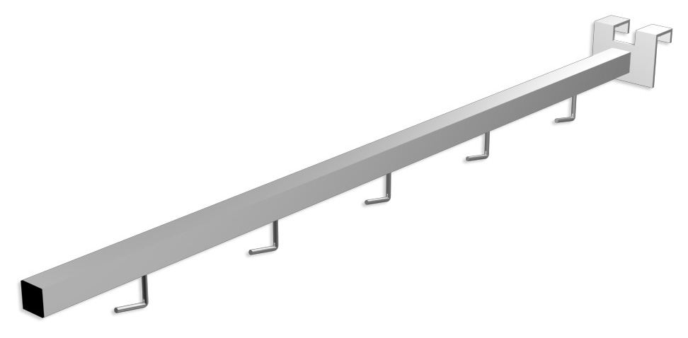Rail with Hooks